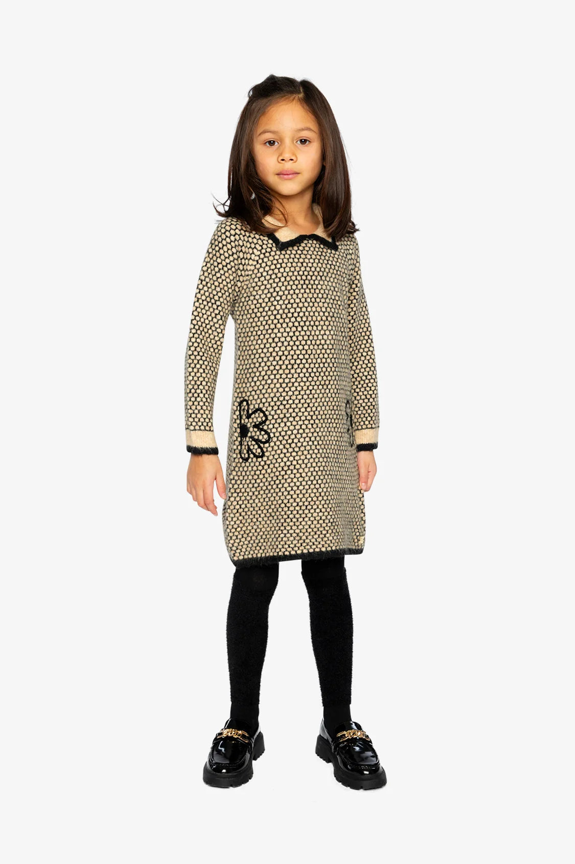 J20HT85 Knit Dress w/ Collar
