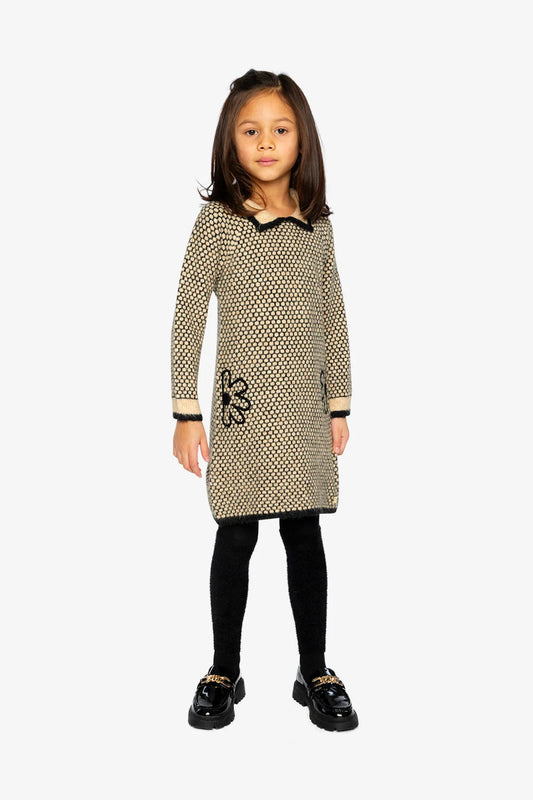 J20HT85 Knit Dress w/ Collar
