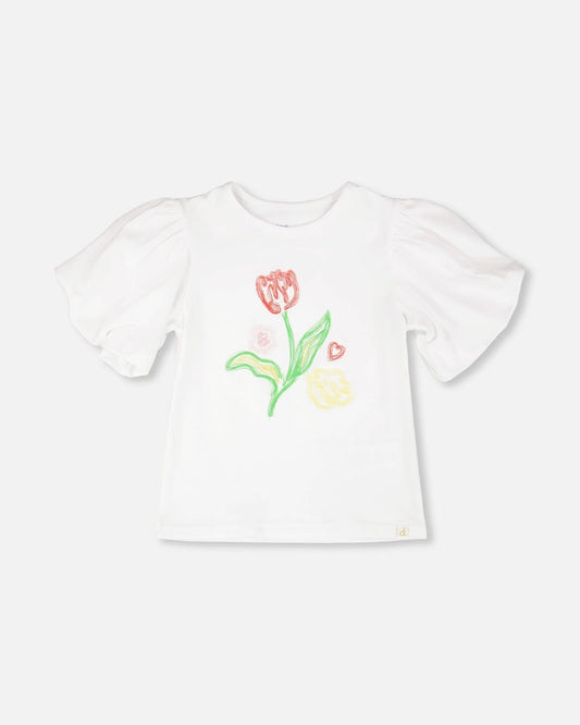 Jersey Top w/ Embroidery H30H71