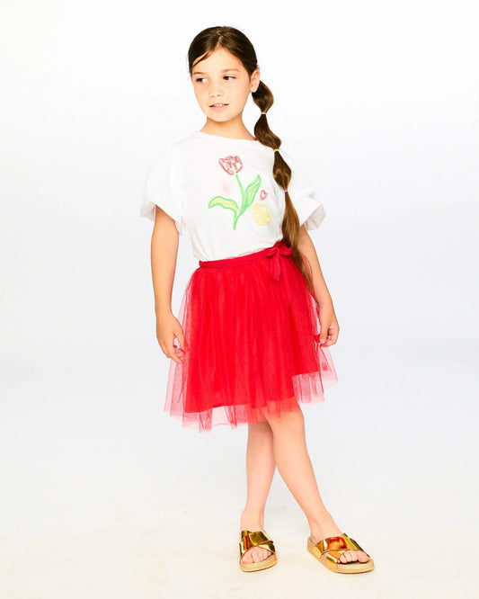 Jersey Top w/ Embroidery H30H71