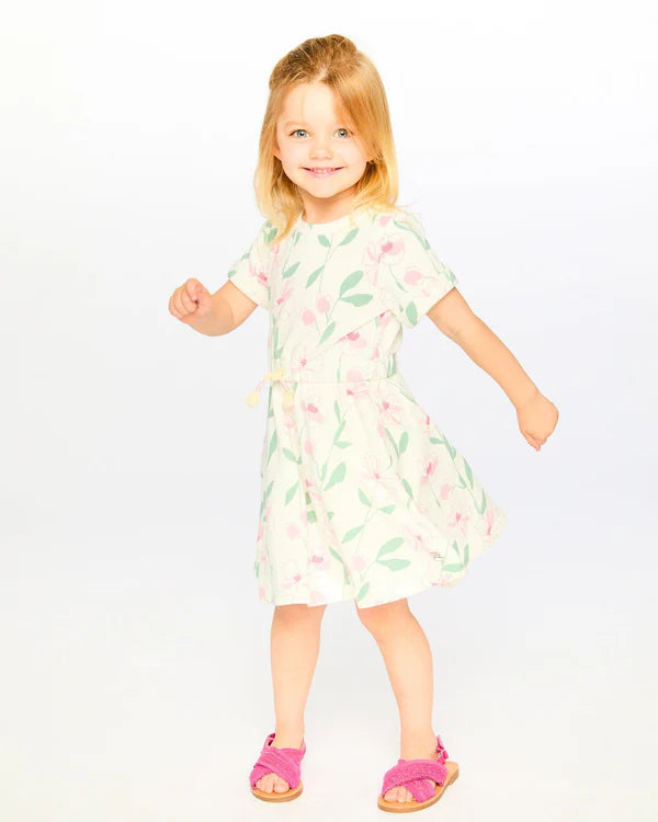 Printed French Terry Dress H30K85