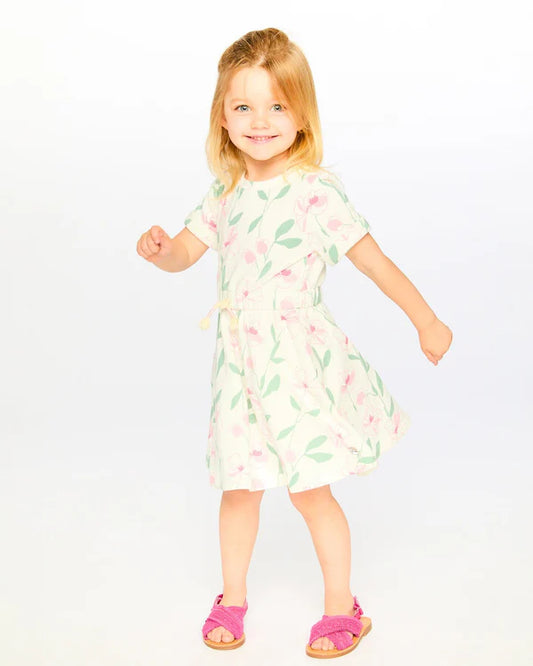 Printed French Terry Dress H30K85