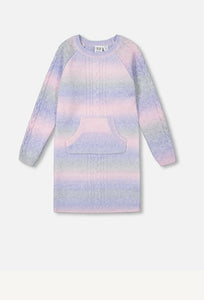 Color Gradient Sweater Dress F20LT93