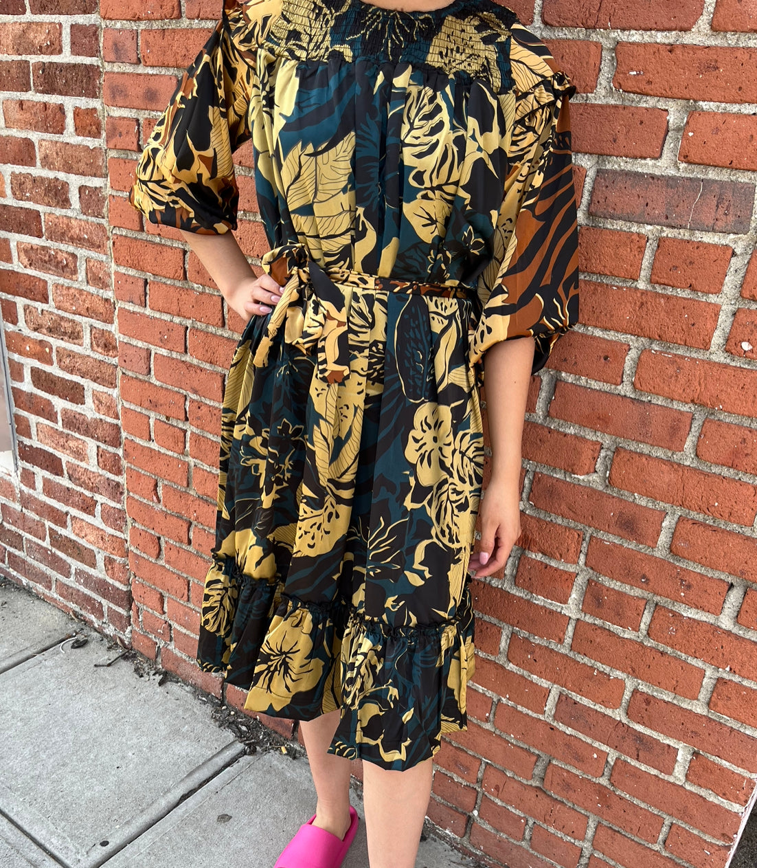 Multi-Colored Dress D-1642o