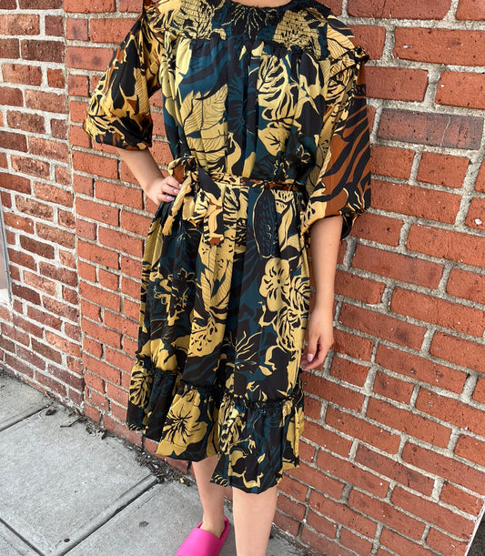 Multi-Colored Dress D-1642o