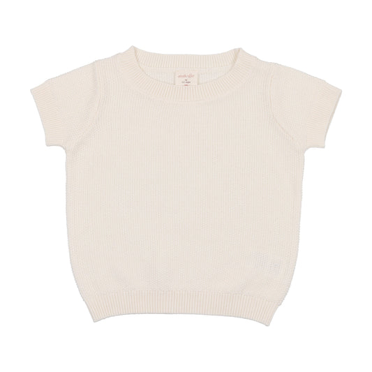 Short Sleeve Crewneck Sweater CSSS