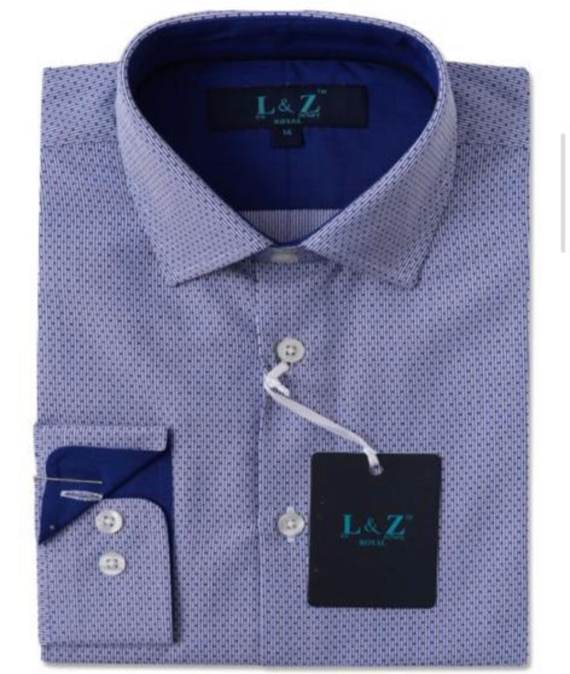 Stripes with Dots L/S Dress Shirt 5945