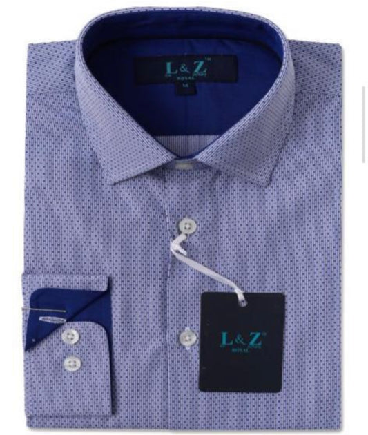 Stripes with Dots L/S Dress Shirt 5945