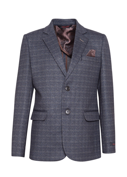 Navy/Camel Stretch Blazer BLZ- 5433/5833