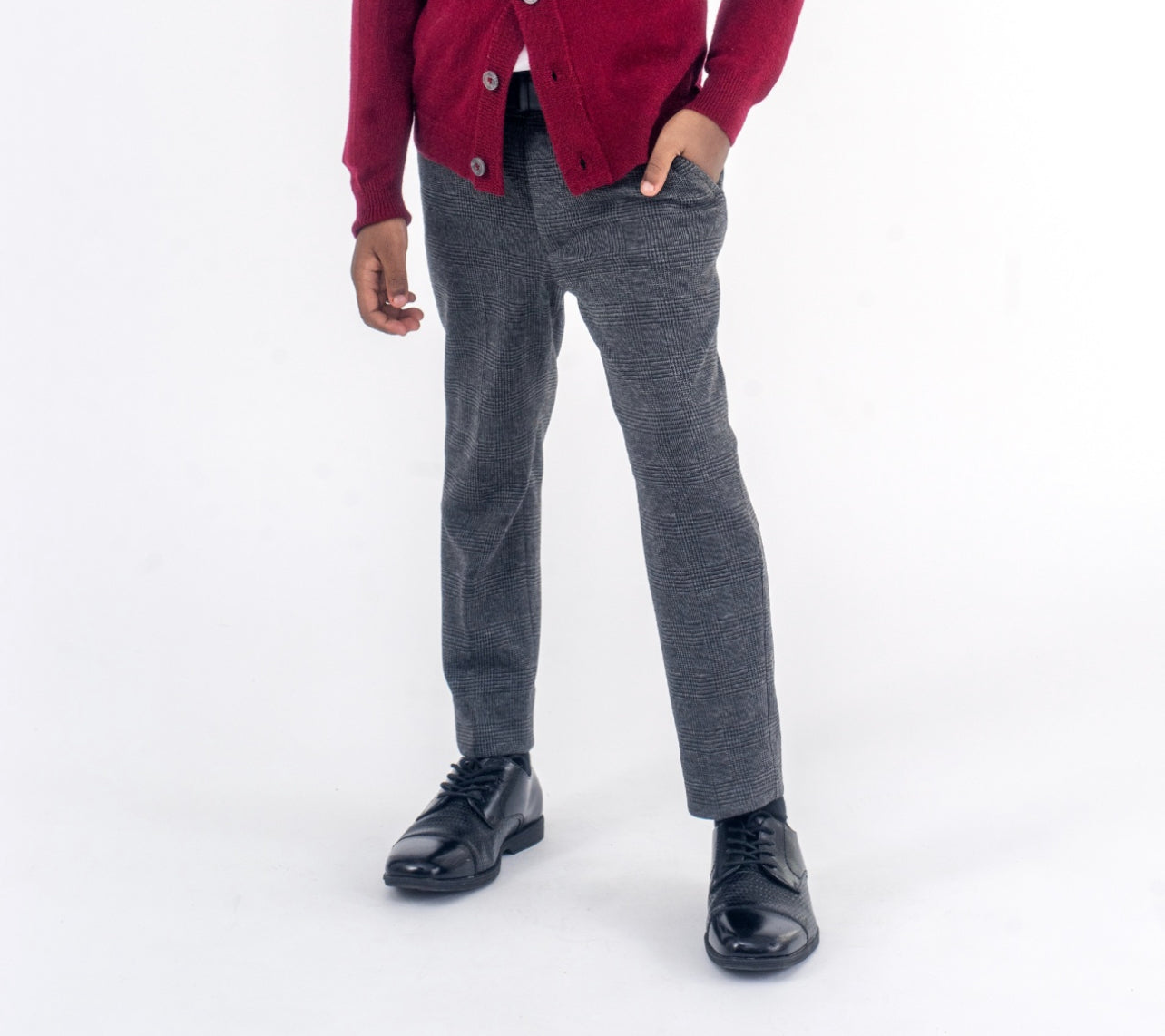 Glen Plaid Stretchy Pants C8ESP