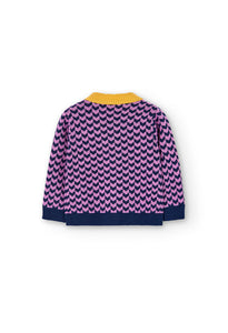 Jacquard Knit Sweater 247036 - 6114