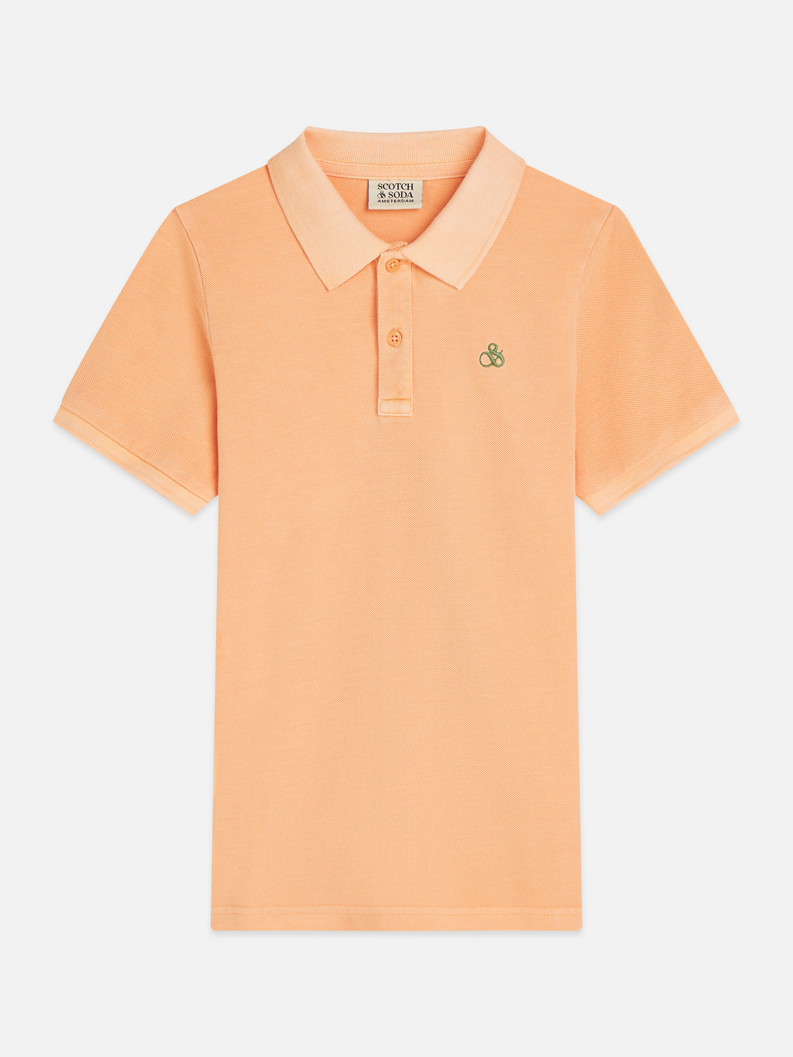 Chest Embroidery Pique Garment Dyed Polo 182002
