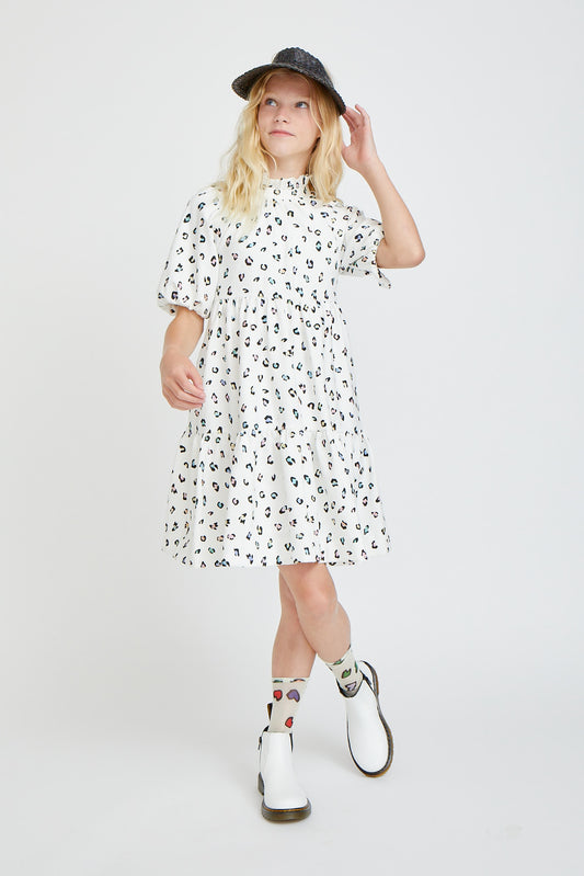 Colorful Leopard Dress 1156