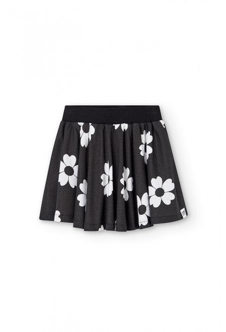 Floral Knit Skirt 466107-9104