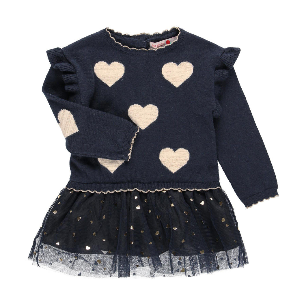 Heart Knit Dress 701109