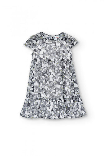 Chiffon Floral  Dress 726443-9100