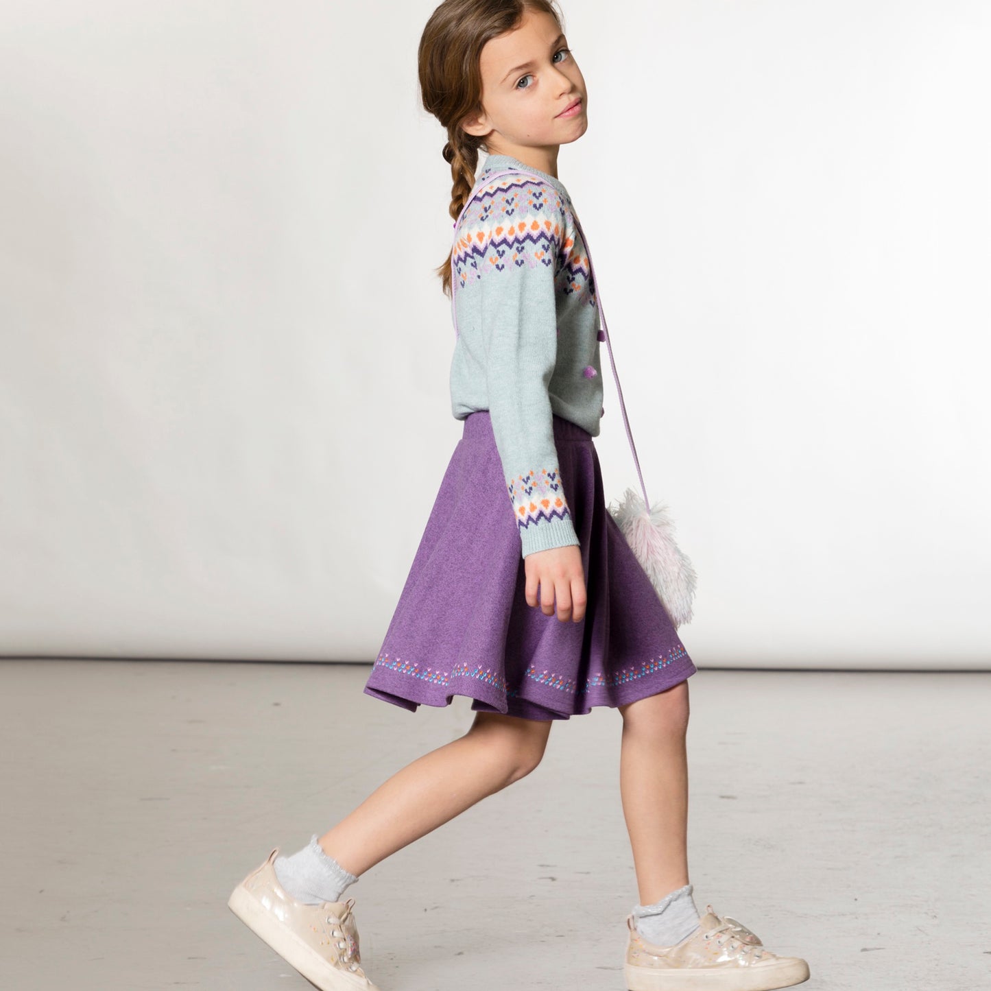 Brushed Knit Skirt D20G80