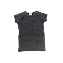 Load image into Gallery viewer, Short sleeve Denim Wash Ribbed T-shirt