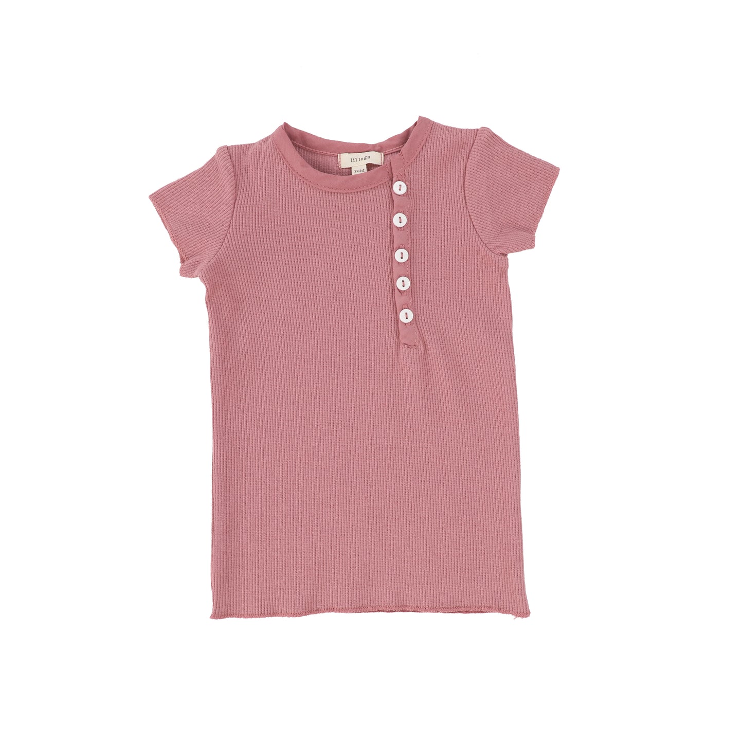 Offcenter Short sleeve Ribbed T-shirt