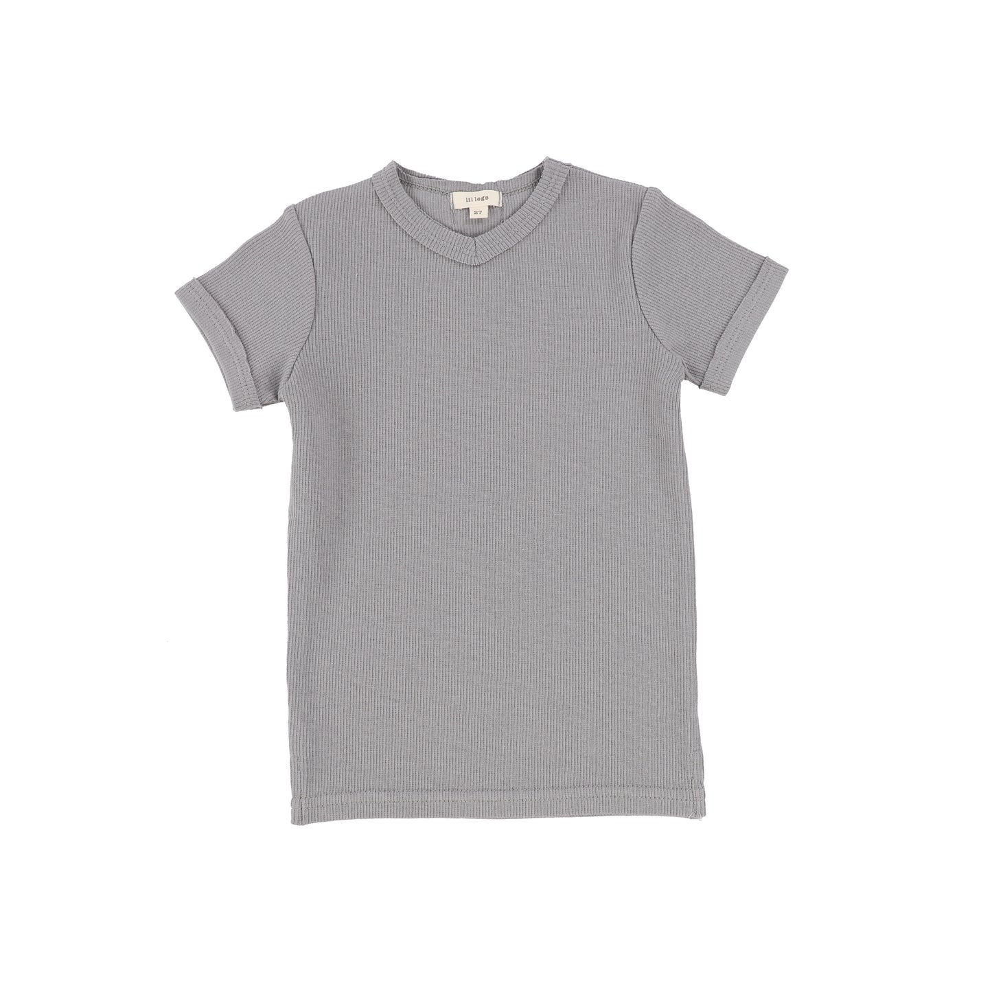Short sleeve Ribbed V-tee