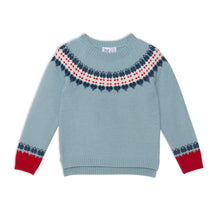 Load image into Gallery viewer, Blue Heart Sweater E20HT31