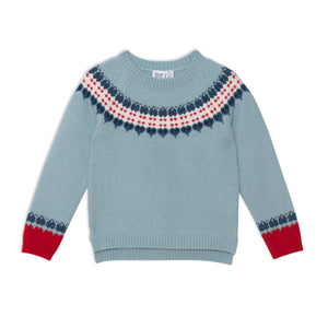 Blue Heart Sweater E20HT31