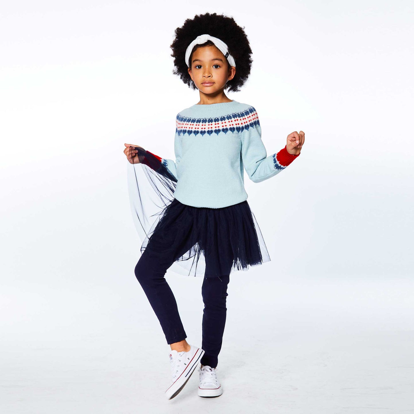 Blue Heart Sweater E20HT31