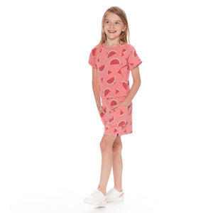 Watermelon Print Dress E30I94