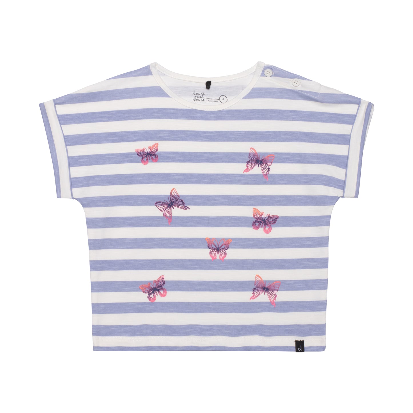Striped Graphic Top E30K72
