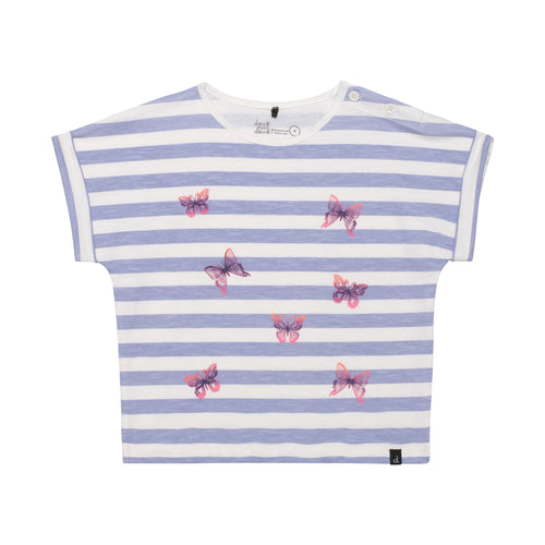 Striped Graphic Top E30K72