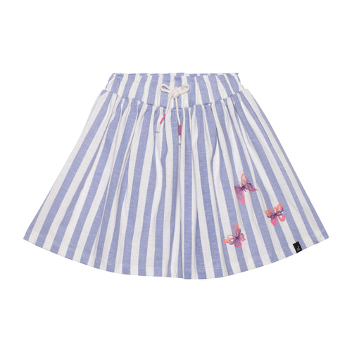 Striped Graphic Skirt E30K80