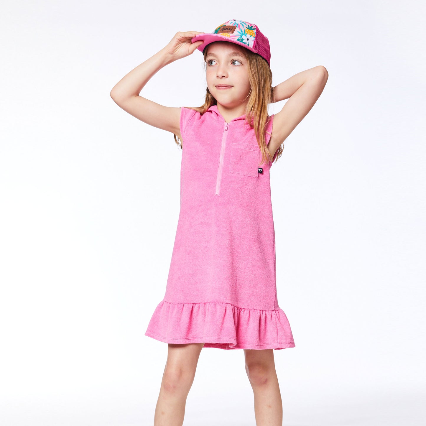 Hooded Terry Dress E30NG59