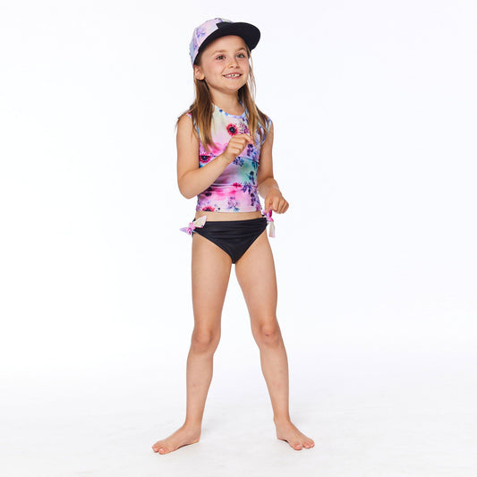 Flower Swimsuit Rash Guard E30X10