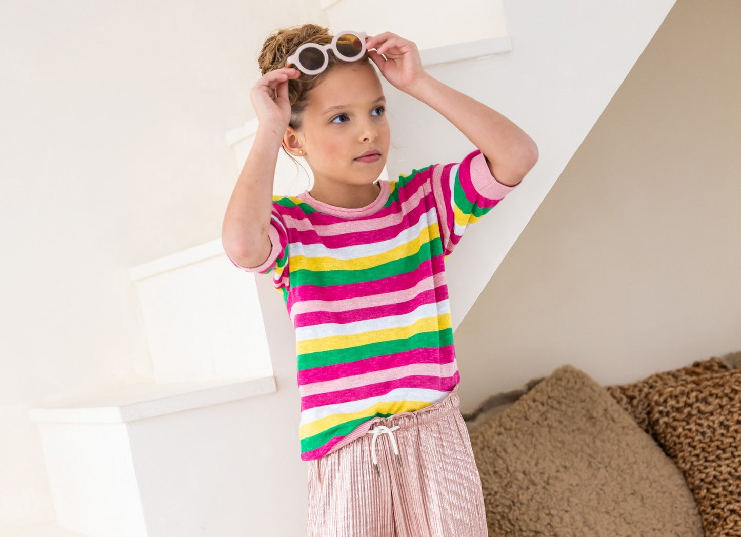 Knit Striped Top F302-5305