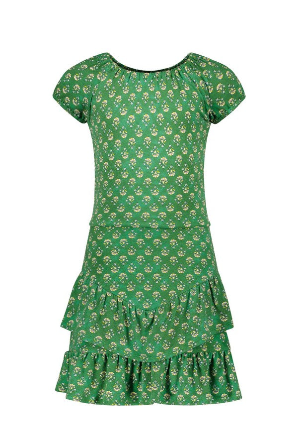 Green Floral Dress F302-5814