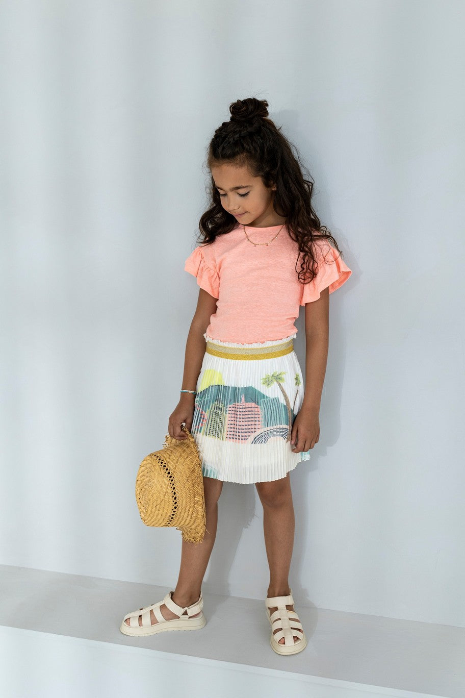 Pleated Skirt Dress F303-5860-909