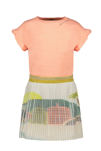 Pleated Skirt Dress F303-5860-909