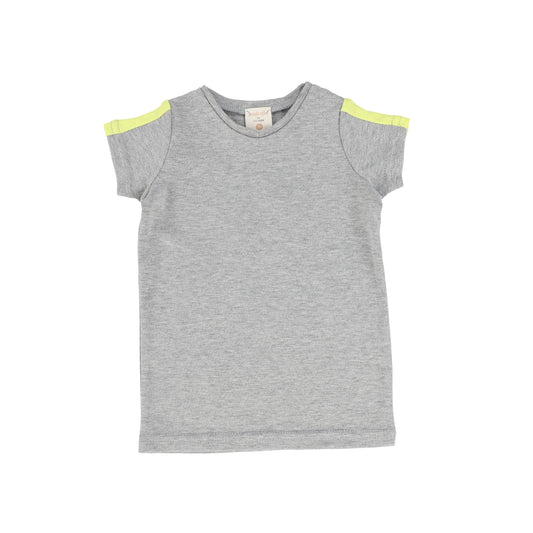 Linear Short Sleeve V-Tee