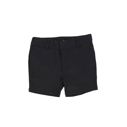 Black Cotton Shorts