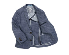 Load image into Gallery viewer, Chambray Stripe Sports Jacket
