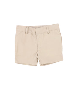 Taupe Cotton Shorts