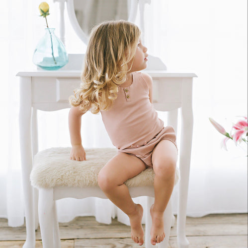 Blush Ribbed Tanks