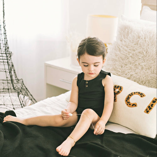 Black Ribbed Tanks