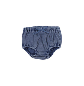 Washed Blue Ribbed Bloomers 3653
