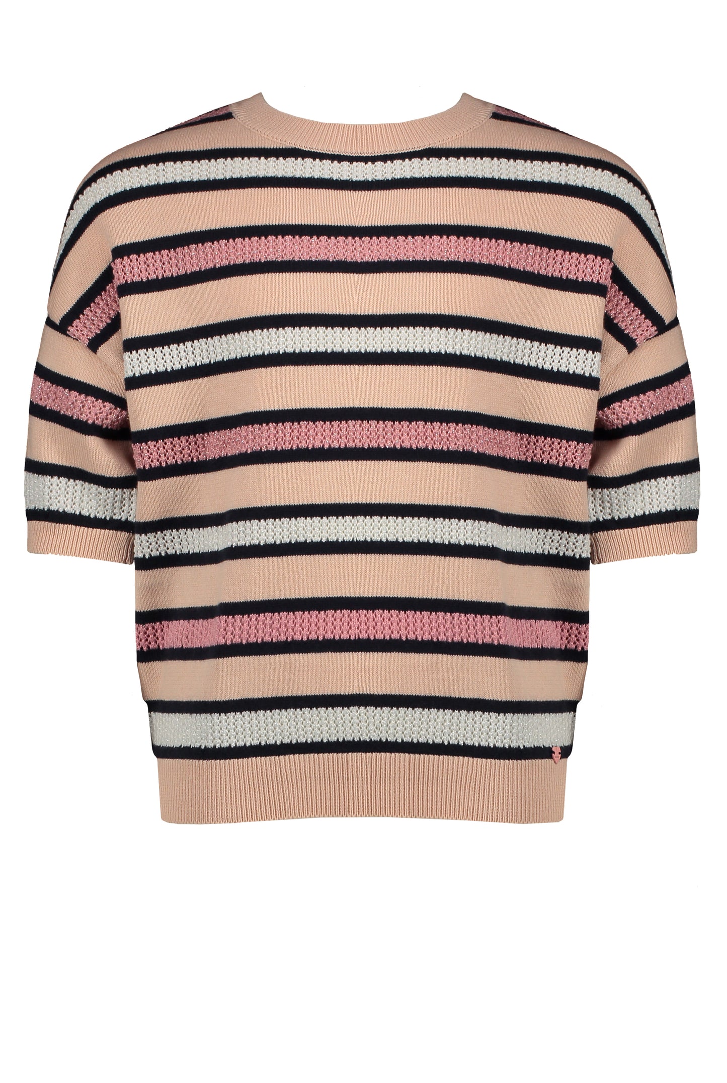 Kess Knitted Striped Lightweight Top N112-5309