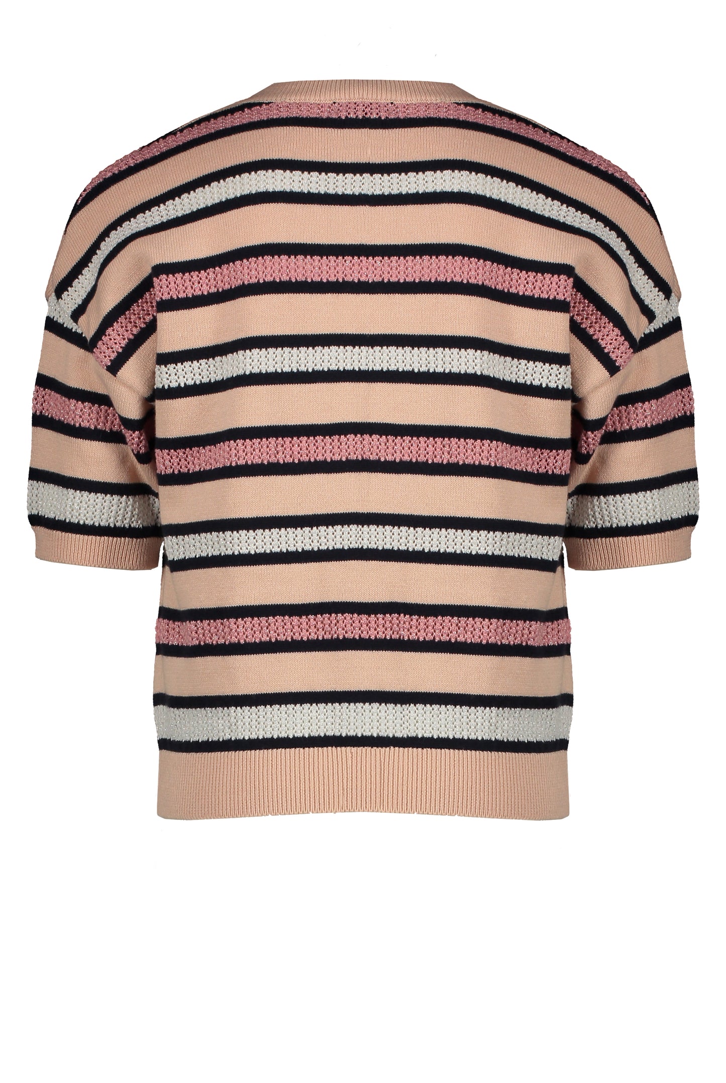 Kess Knitted Striped Lightweight Top N112-5309