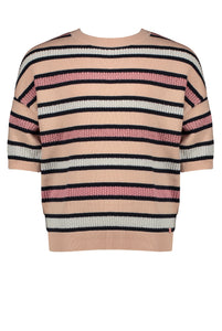 Kess Knitted Striped Lightweight Top N112-5309