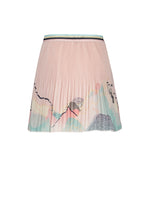 Load image into Gallery viewer, Noel Pleated Skirt With Borderprint N112-5705