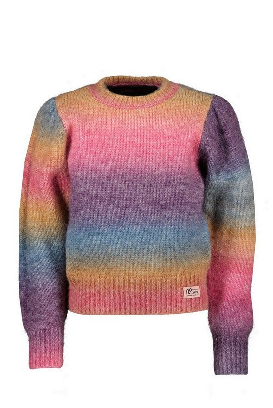 KiraB Rainbow Yarn Knitted Sweater N208-5315