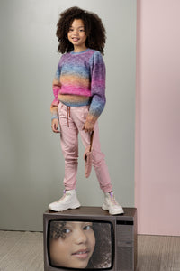 KiraB Rainbow Yarn Knitted Sweater N208-5315